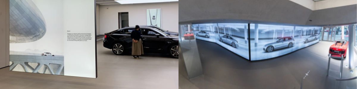 사진1 – ‘Polestar Space’ 하남스타필드, Polestar 사진2 – ‘Audi Experience Ride’ (출처 https://www.audi.com)
