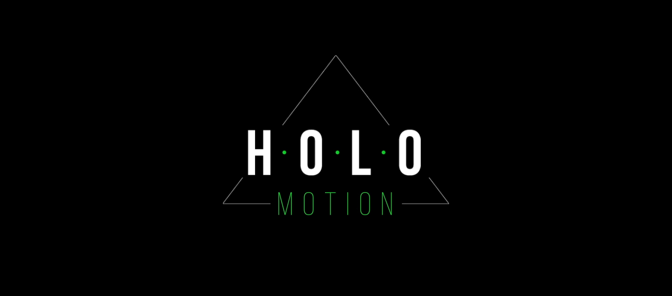 HoloMotion 홀로그램 디스플레이 — HOLO MOTION 타이틀