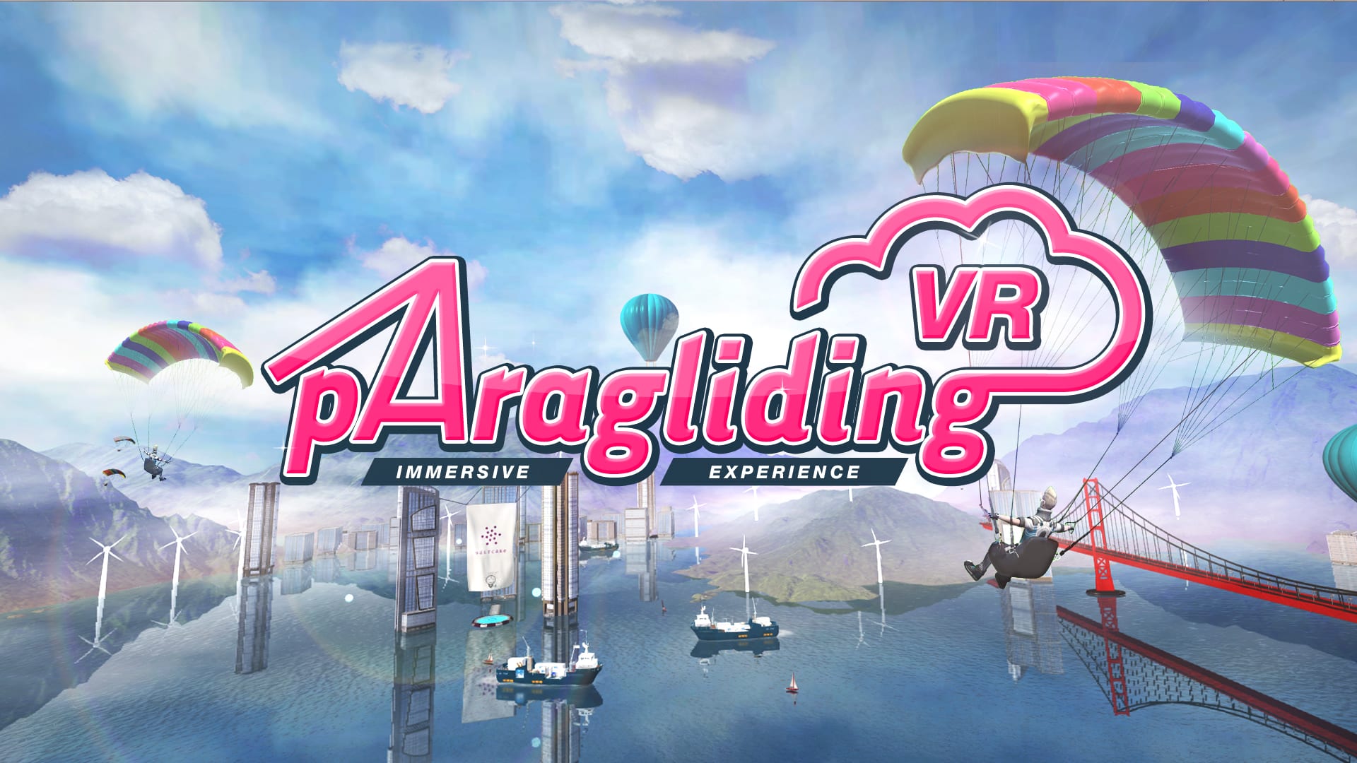 패러글라이딩 VR 시뮬레이터 — Paragliding VR 타이틀 화면