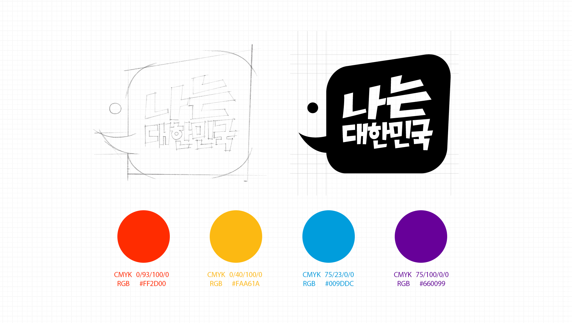 KBS ‘나는 대한민국’ 통합 브랜딩 — '나는 대한민국' 로고와 브랜드 컬러