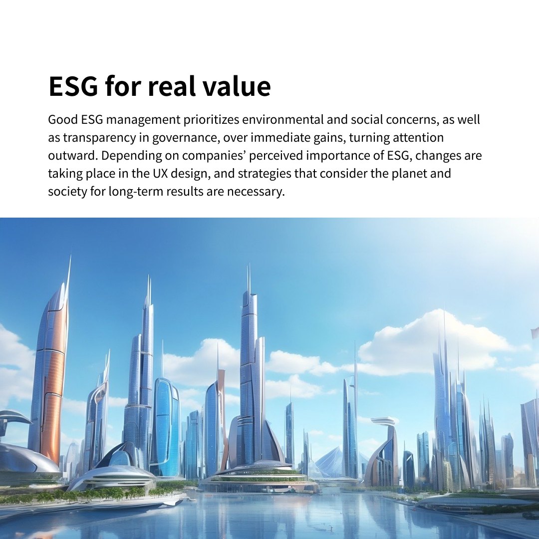 ESG-centric UX/UI design:  A new perspective on design