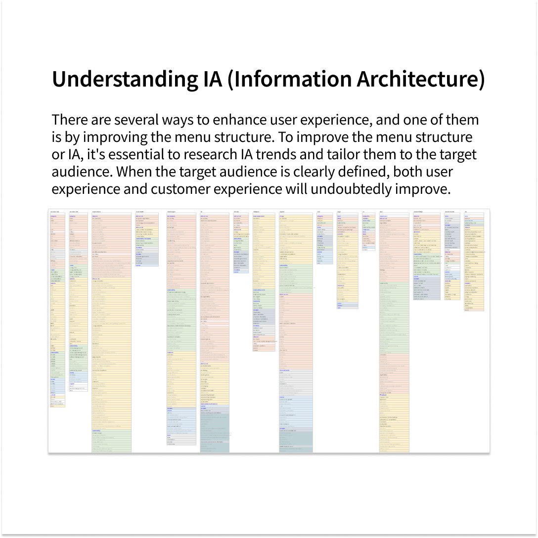 Improving IA Structure:  Strategies to Enhance Experience