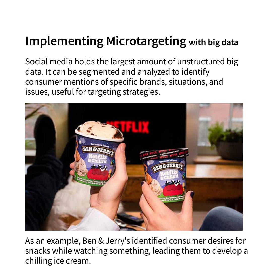 Microtargeting:  How to target customers