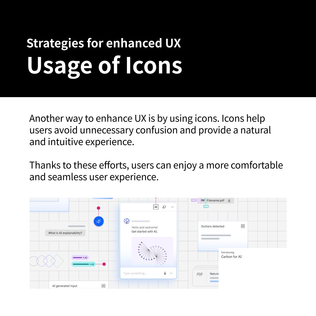 Design Solution for UX:  Icongraphy for better project