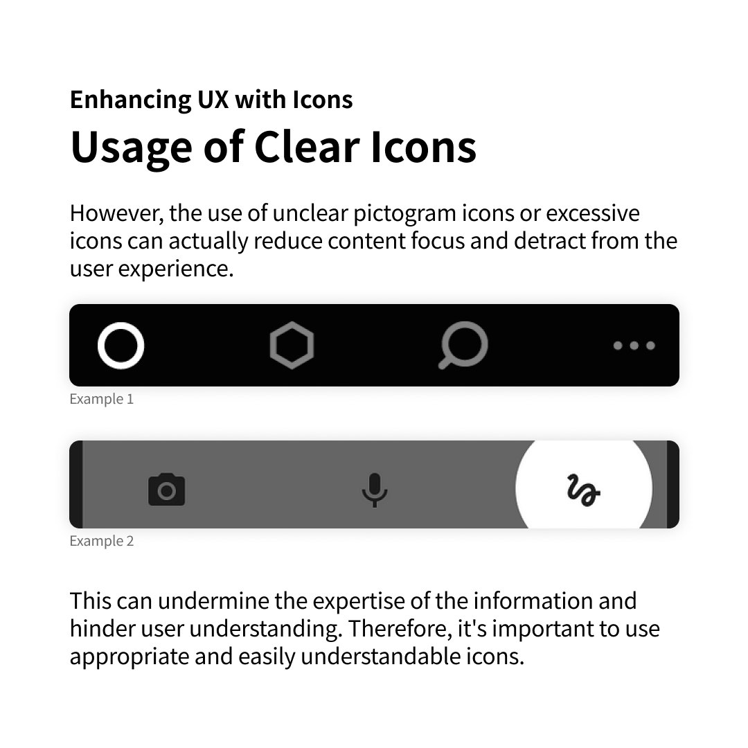 Design Solution for UX:  Icongraphy for better project