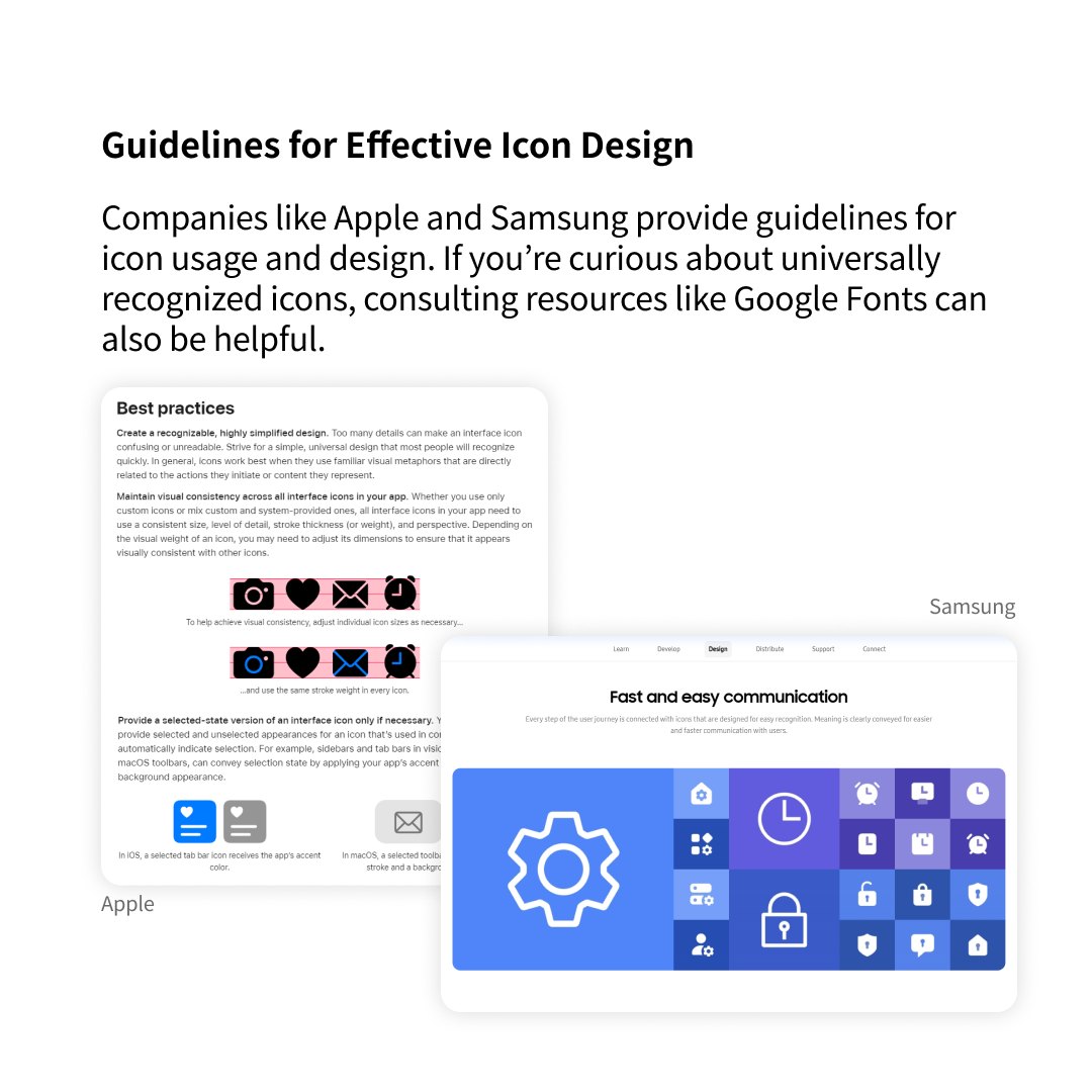 Design Solution for UX:  Icongraphy for better project