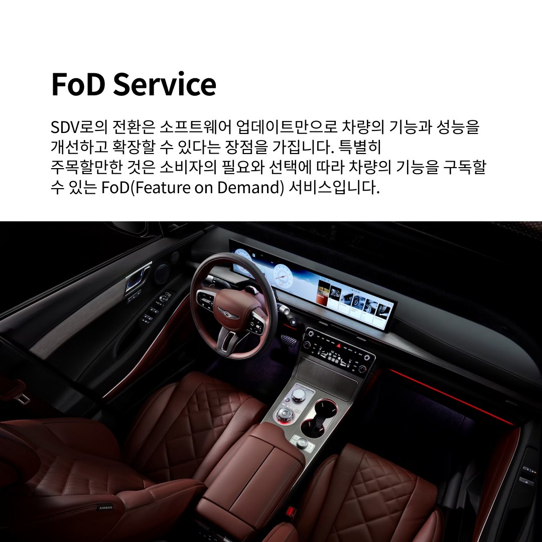 새로운 모빌리티 패러다임:  Software Defined Vehicle