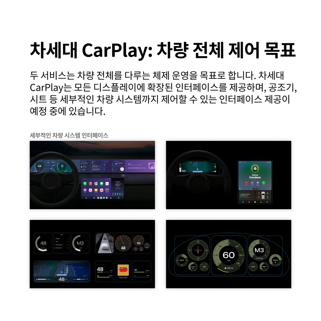 두 가지 체제의 인포테인먼트시스템 :  Apply CarPlay VS Android Auto