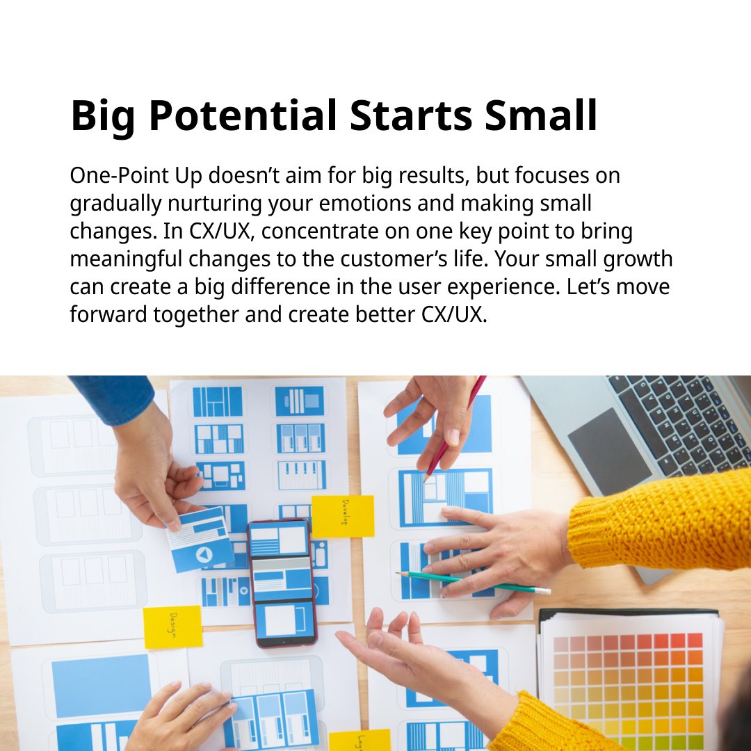 2025 Trend:  One-Point Up Growth in the CX/UX Field