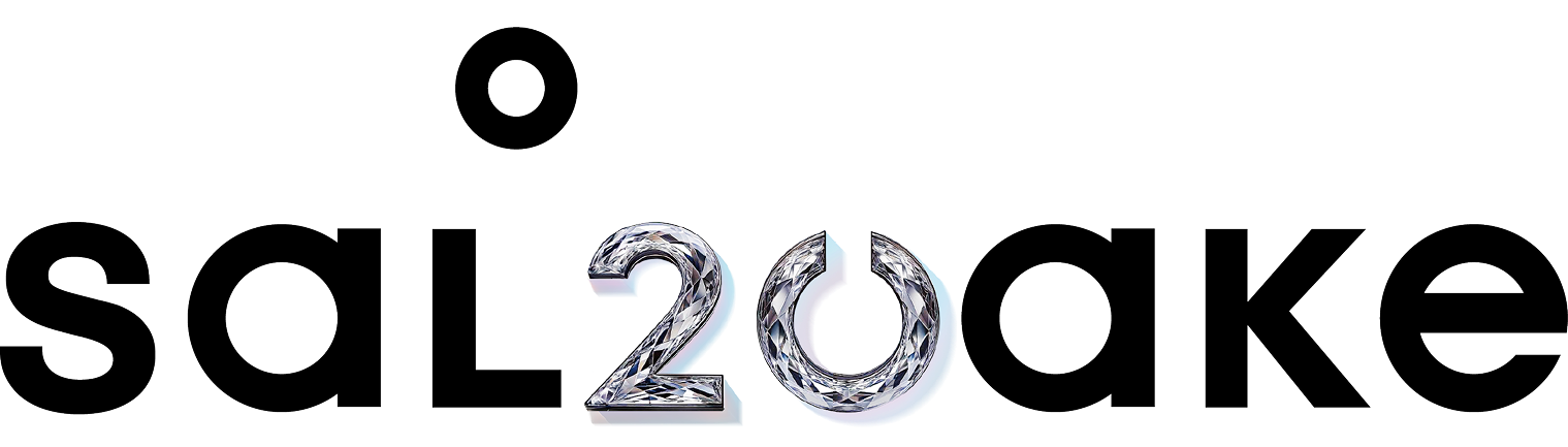 창립 20주년 기념 saltcake 로고